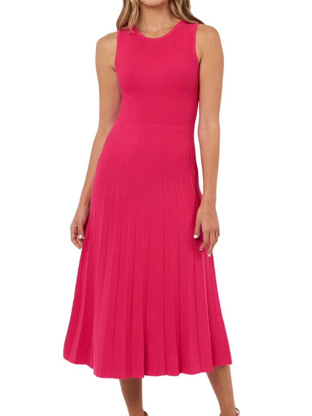 Edited by Remi Bader Women's Pleated Midi Dress XL